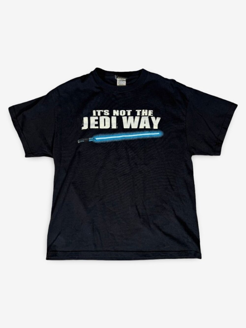 Vintage Star Wars It's Not The Jedi Way Logo T-Shirt